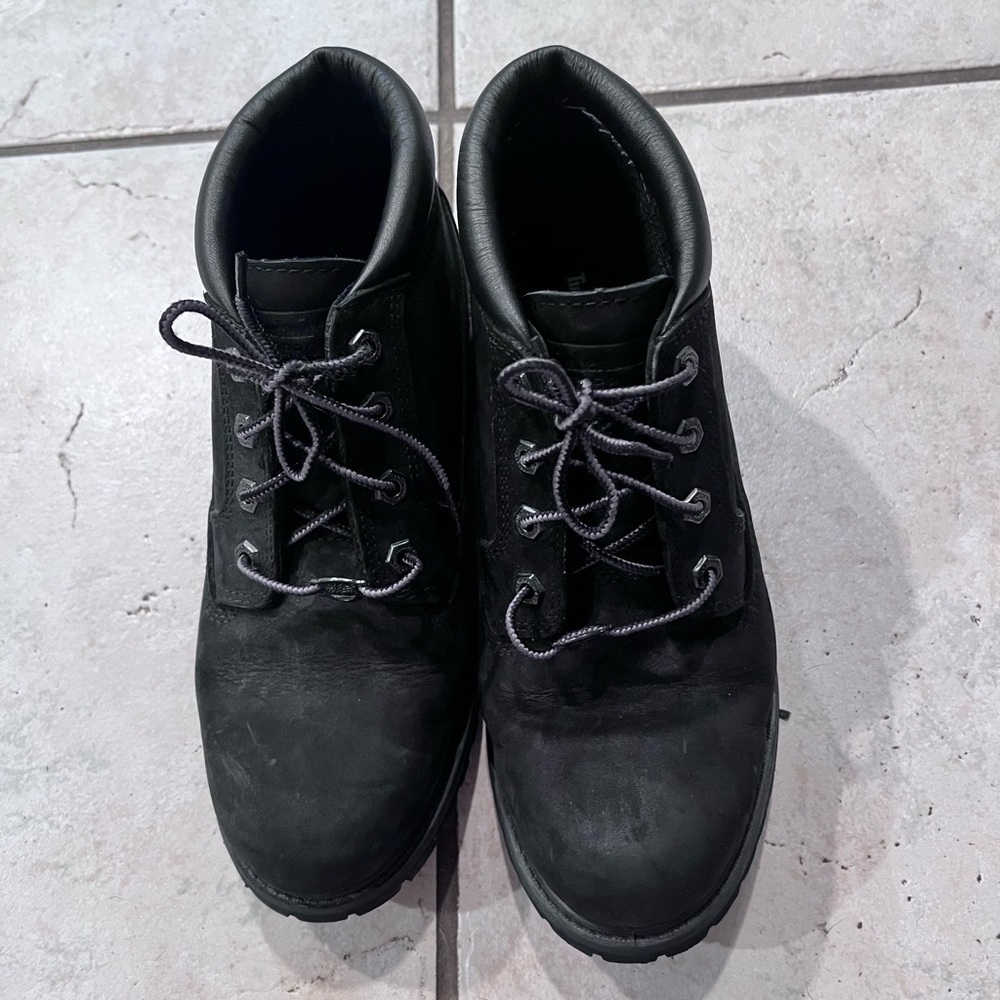 Timberland Nellie Waterproof Chukka black work boots size 8.5W
